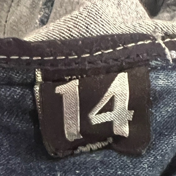 LOI women Colombian stretch skinny  blue jeans /size 14 - Picture 11 of 12